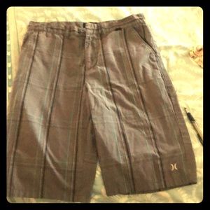 Hurley  charcoal dress shorts size 31/18